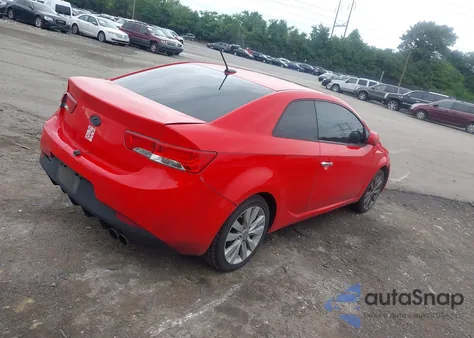 2013 Kia Forte Koup Sx из США, поврежденный, VIN KNAFW6A39D5661505